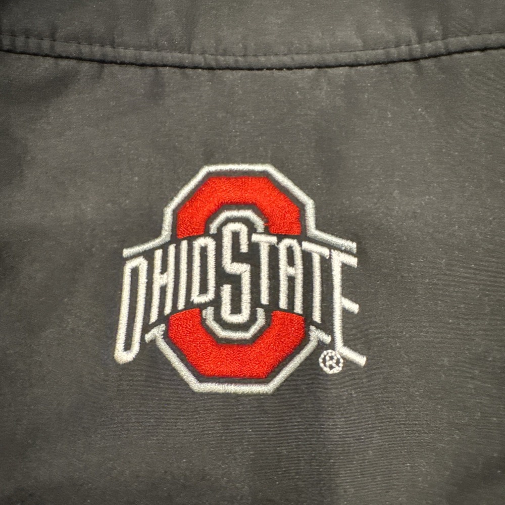 Ohio State Buckeyes Varsity Authentic Apparel Jacket Hoodie‎ Medium #355 - Picture 5 of 10